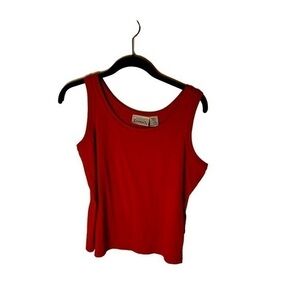 Basic Editions small red tank top
